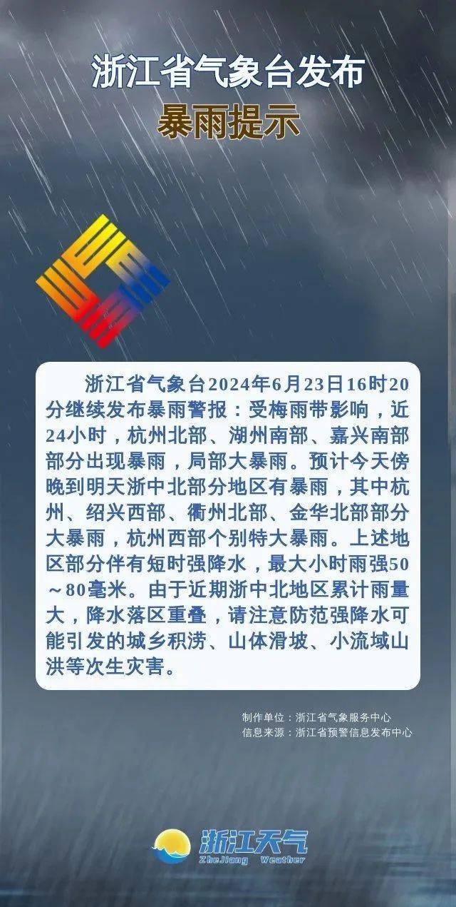 浙江暴雨最新动态，影响及应对措施全面解析