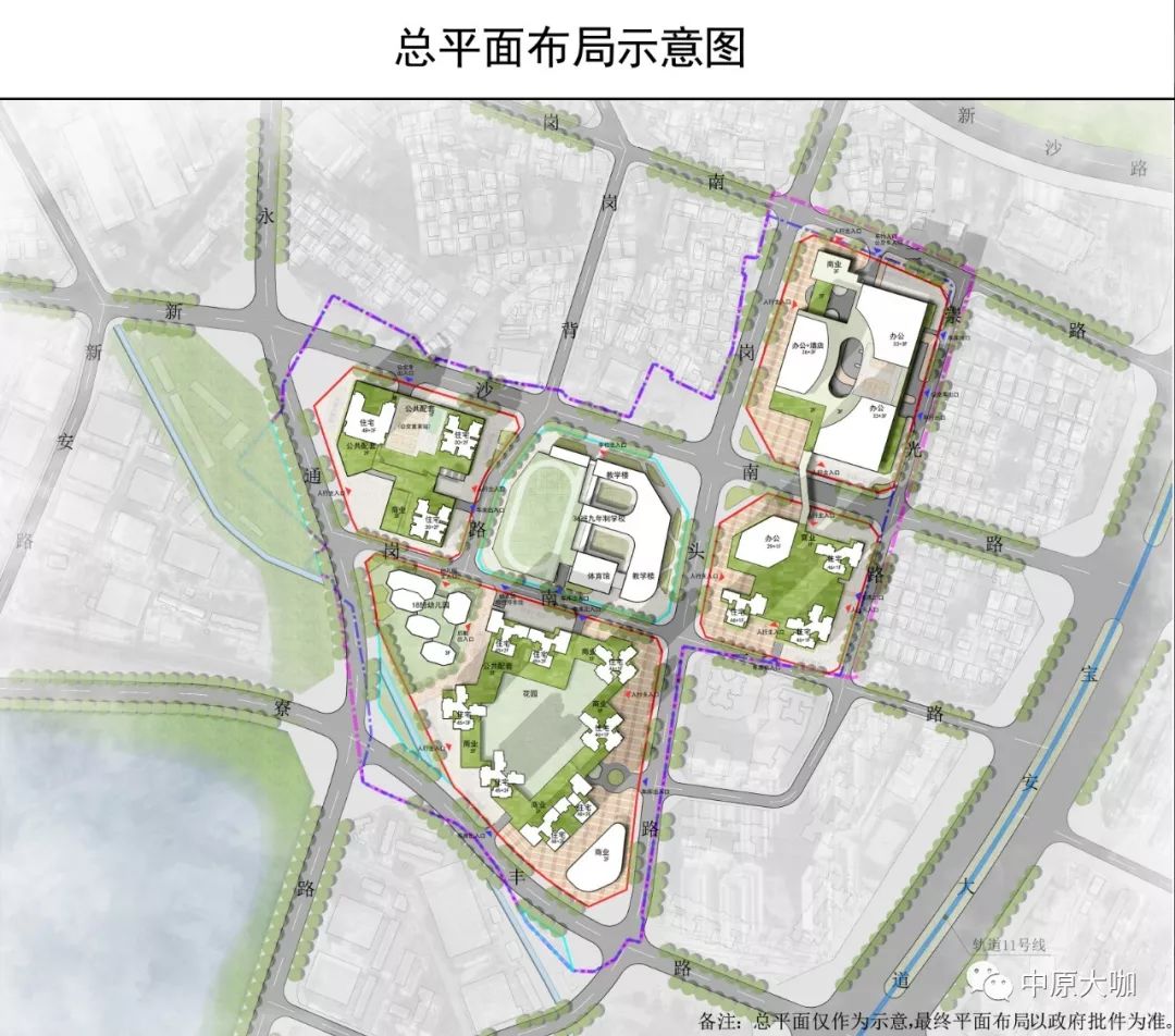 沙井新区未来科技生活蓝图，最新规划图揭秘